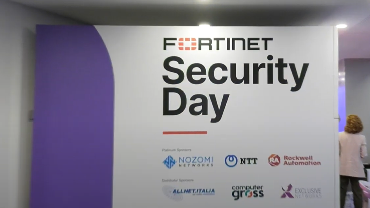 Fortinet Security Day 2023 - Guarda il video della tappa di Roma