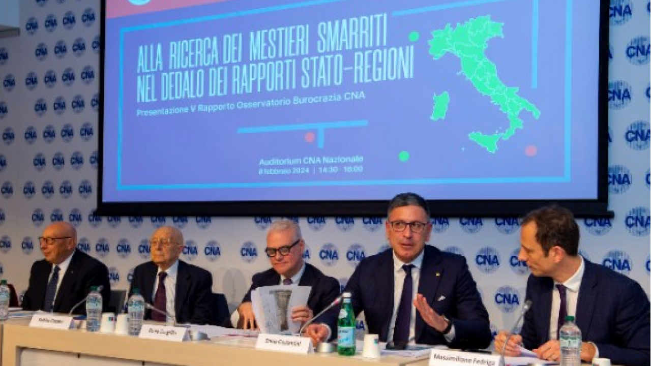 CNA; presentato il V Osservatorio Burocrazia: semplificare è la priorità per le imprese