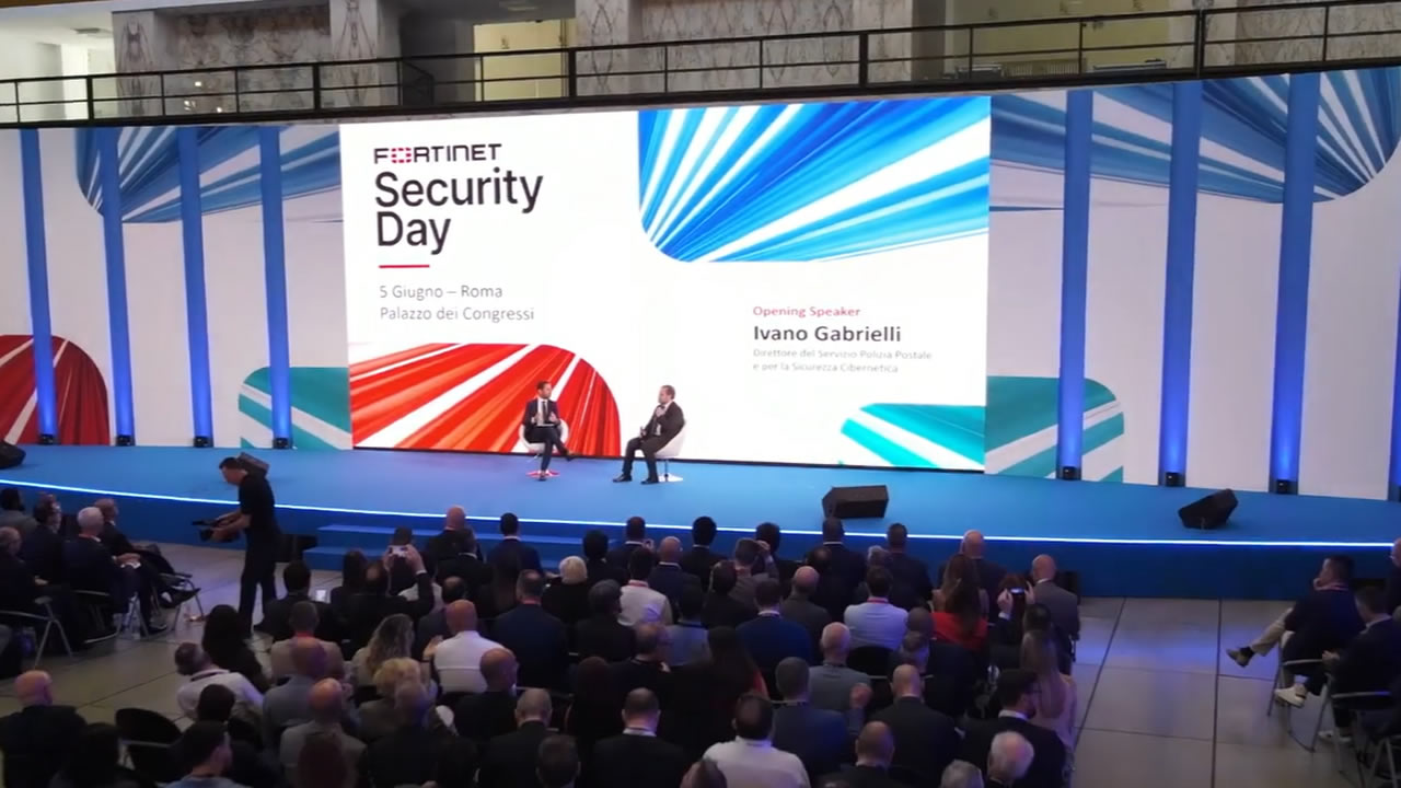 Fortinet Security Day 2024 - Guarda il video della tappa di Roma